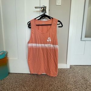 Orange old navy graphic tank top